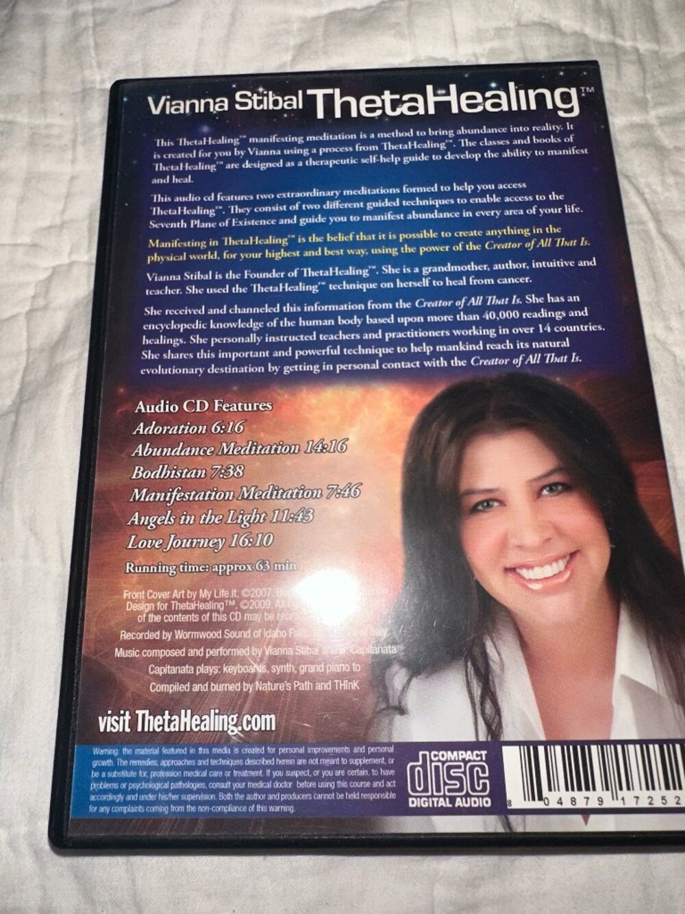 ThetaHealing Cosmic Blue Meditation CD –Abundance Manifestation Audio